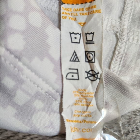 LUCY White Violet Jacket M Asymmetrical Moto Style Activewear Leopard Print - Picture 4 of 14